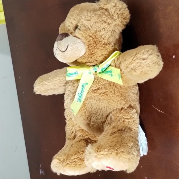 Whitman's Brown Teddy Bear Cuddly Plush stuffed animal - Picture 4 of 12